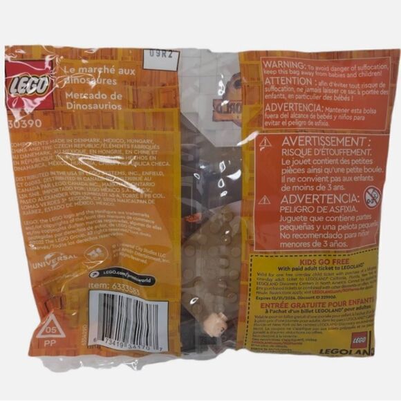 LEGO Jurassic World Dinosaur Market 30390 poly bag 34 pieces - Picture 6 of 10